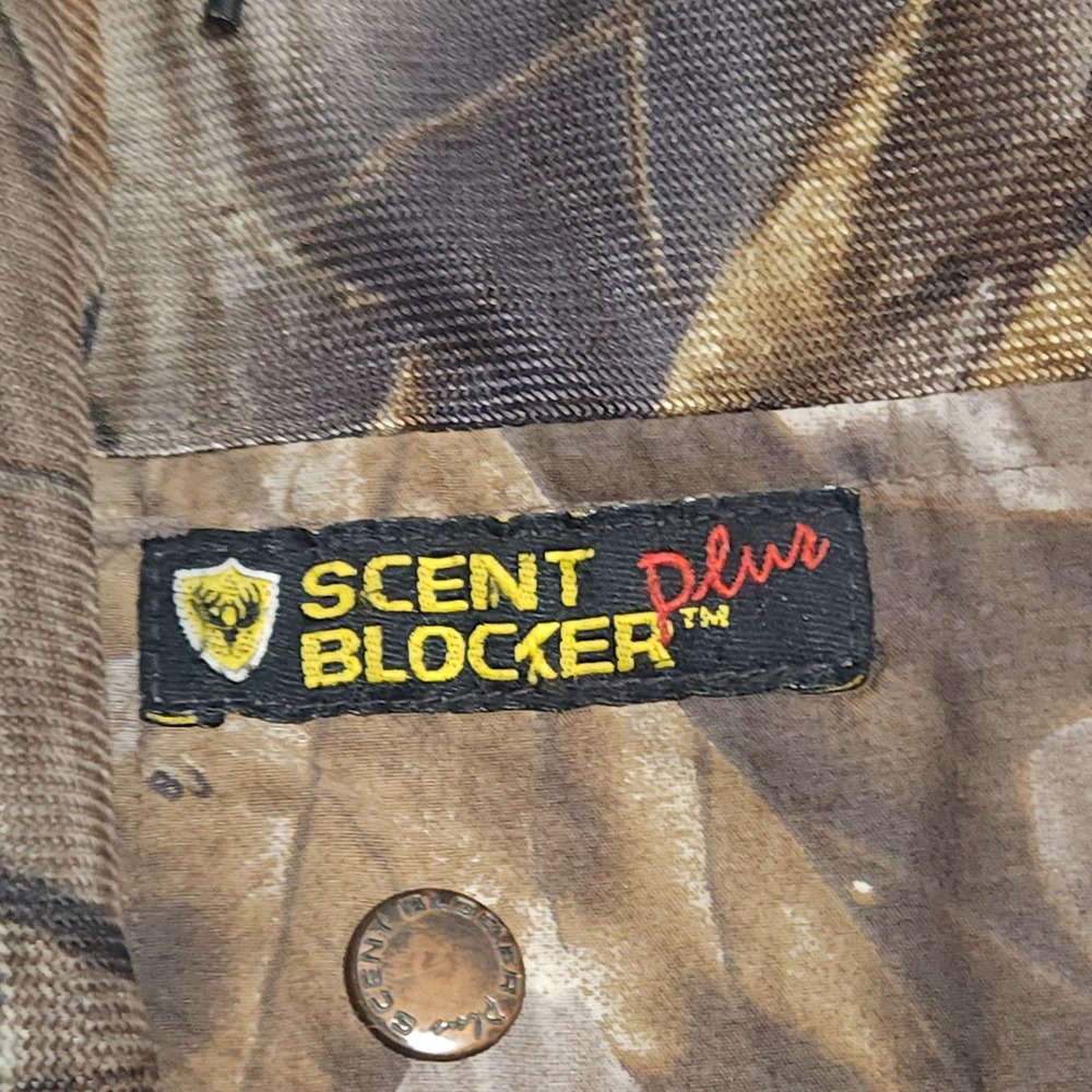ScentBlocker Plus Frontier Camo Hunting Suit Mens M Jacket L Pants ScentTek - Picture 4 of 16